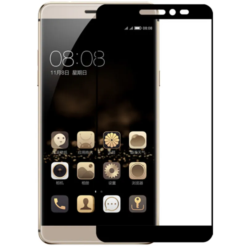 Закаленное стекло для Coolpad Max A8 MaxA8 A8-930 A8-831 Защитная пленка для A8-531 - Цвет: Black