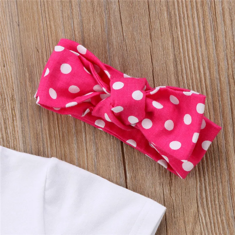 Комплект одежды для новорожденных девочек 2018 модные хлопковые топы маленьких