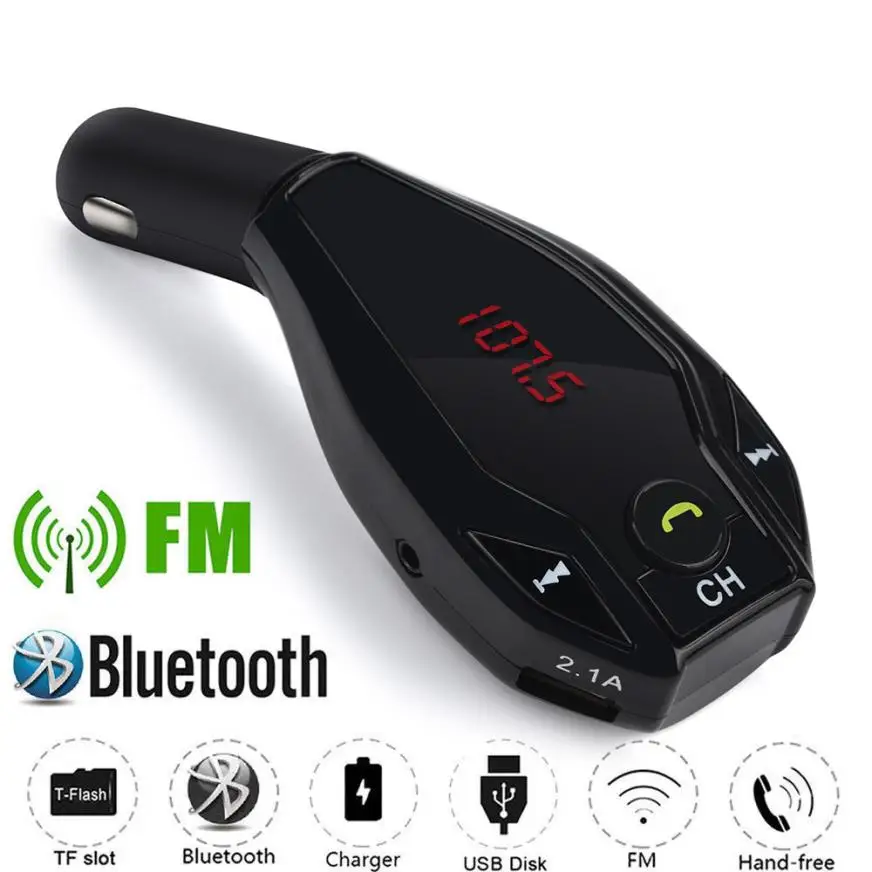 100% новый Беспроводной Bluetooth fm передатчик модулятор Автомобильный комплект MP3