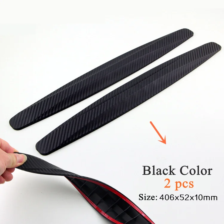 Стайлинг автомобиля волоконные наклейки полосы для корпуса бампера