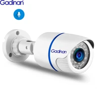 gadinan 5mp 25921944p 4mp 3mp audio poe ip camera outdoor waterproof h 265 cctv surveillance bullet camera night vision p2p