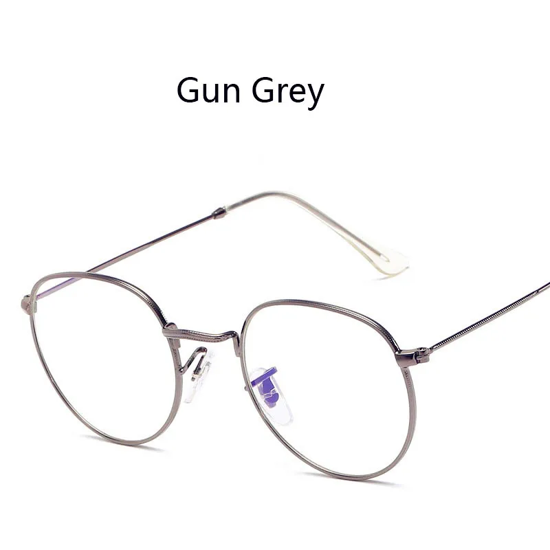 PLINTH винтажные Круглые Солнцезащитные очки женские Ray Bann ретро маленькие Солнцезащитные очки женские роскошные брендовые дизайнерские очки для вождения Gafas UV400 - Цвет линз: Gun Gray