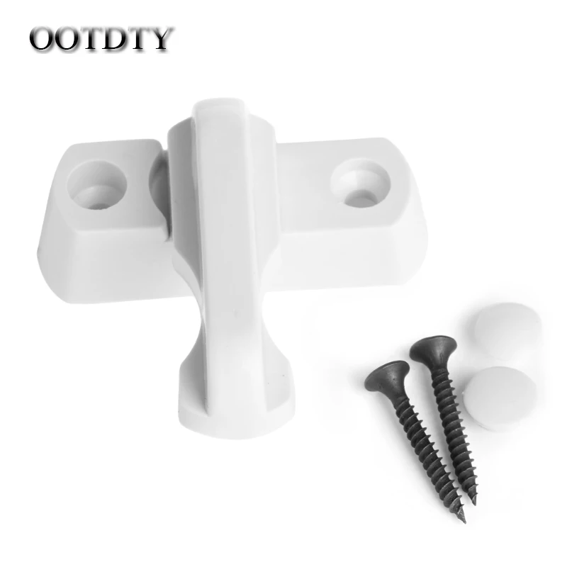

OOTDTY пластиковая детская безопасная дверная створка, замок, рычаг безопасности, ручка, защелка