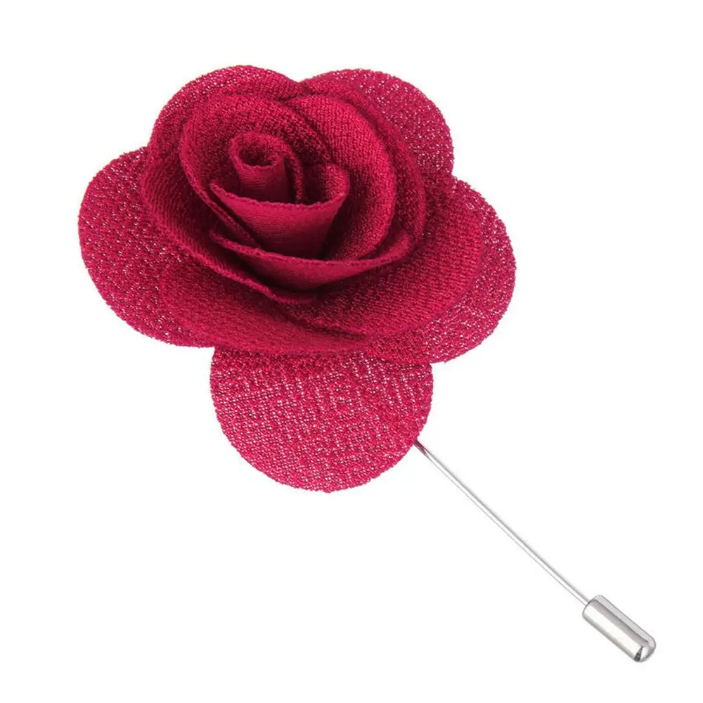 Свадебные Броши для мужчин отворот цветок Маргаритка бутоньерки изготовленные