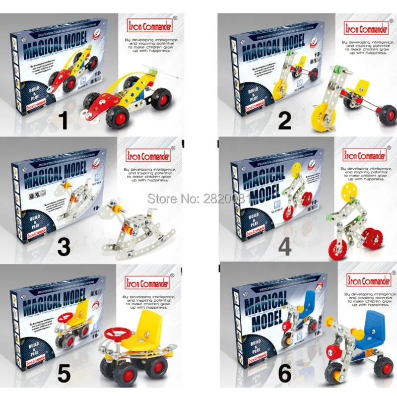 Мини сборные строительные блоки волшебный Железный командир 3D Набор пазлов