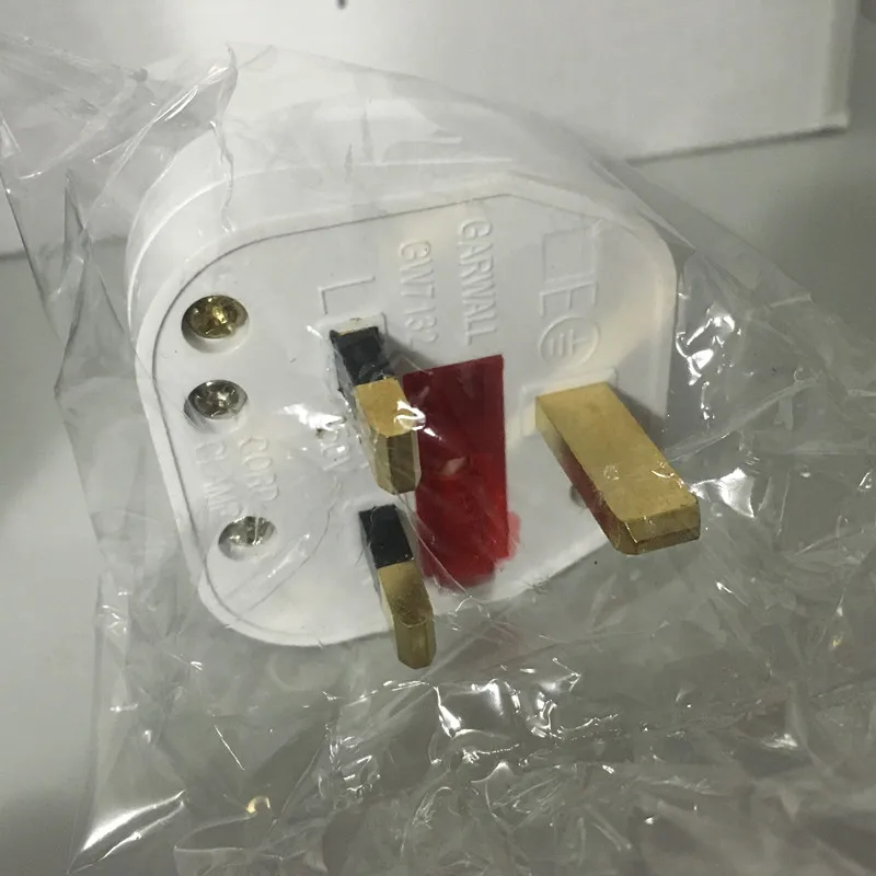 UK 3 контактный переключатель 250V 13A AC Мощность розетка с выключателем мужской