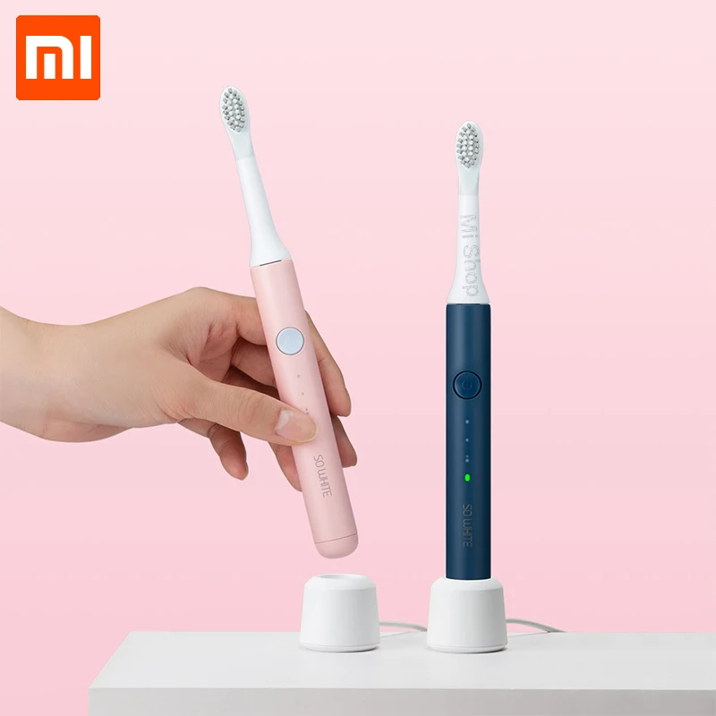 

Original XIAOMI SO WHITE Sonic Electric Toothbrush Wireless Induction Charging IPX7 Waterproof Tooth Brush Vibration Cleaning