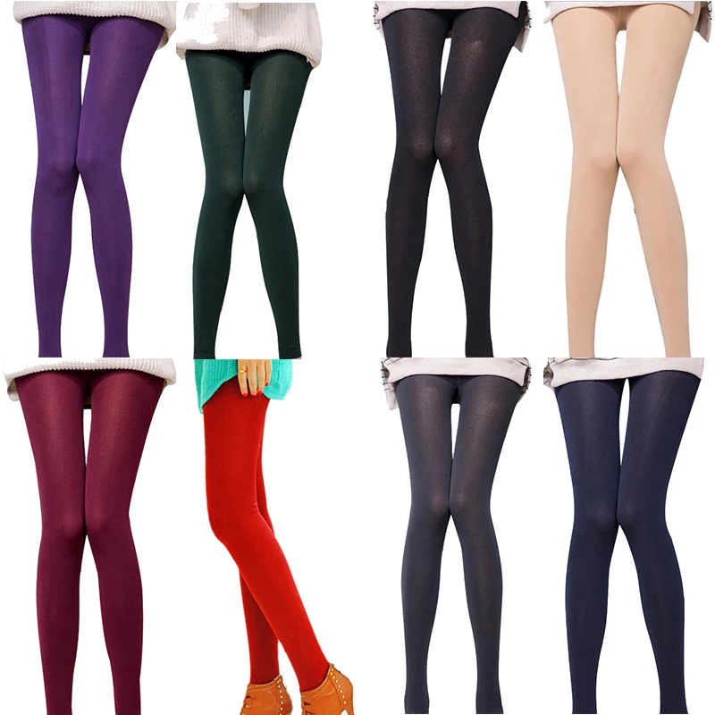 9 цветов зимние женские спортивные Леггинсы для девочек яркие облегающие плотные