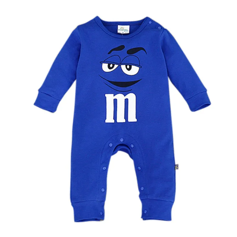 Newborn Baby Rompers Cartoon Autumn Long Sleeve Cute Cotton Boy Girl Jumpsuits Clothes 0-18M Climb Rompe | Мать и ребенок