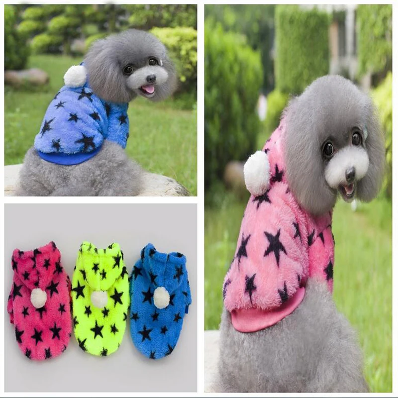 Осень зима теплые Pet Одежда с принтом в виде собак модный дизайн собаки из