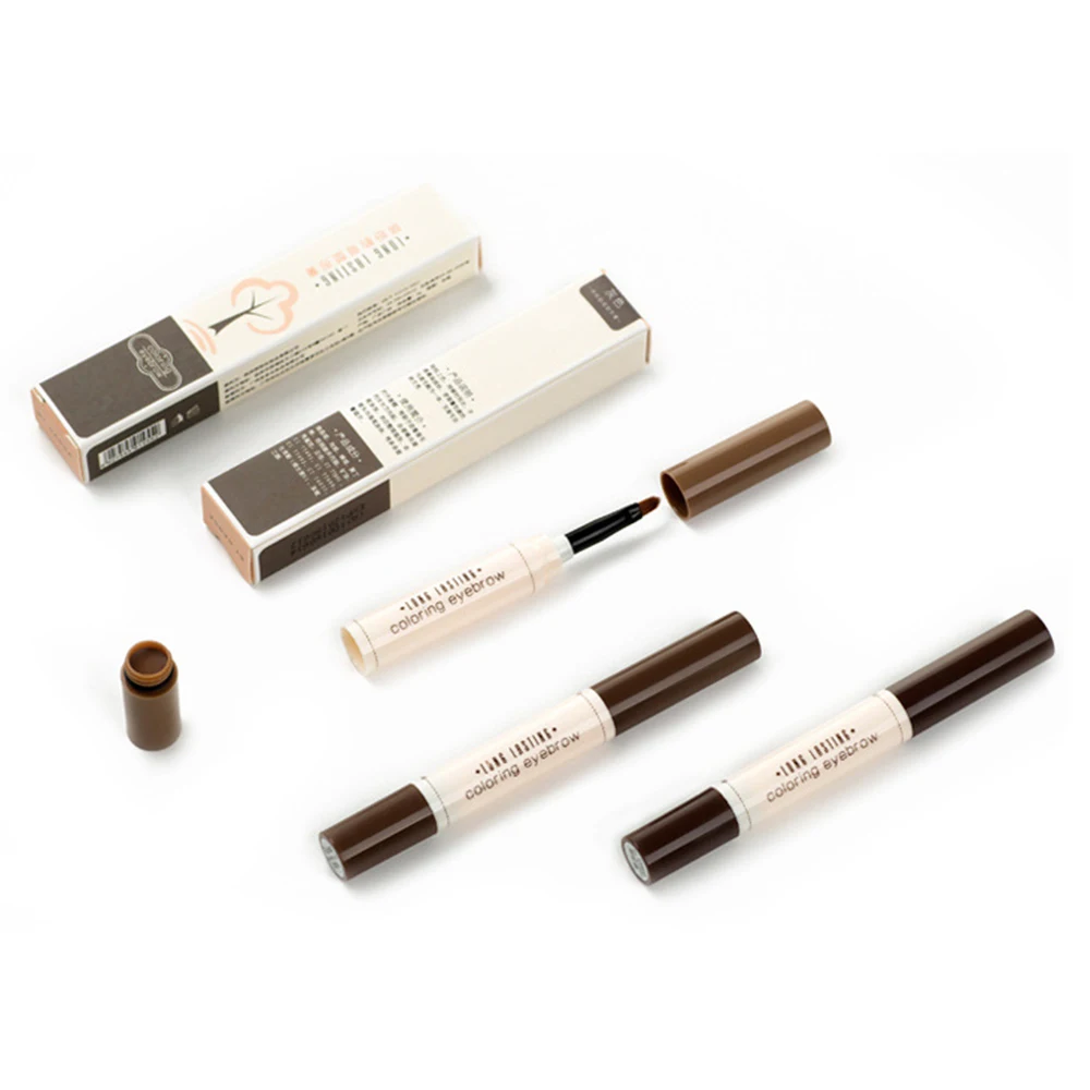 Водостойкая ручка для татуажа бровей набор кистей гелевая краска макияж