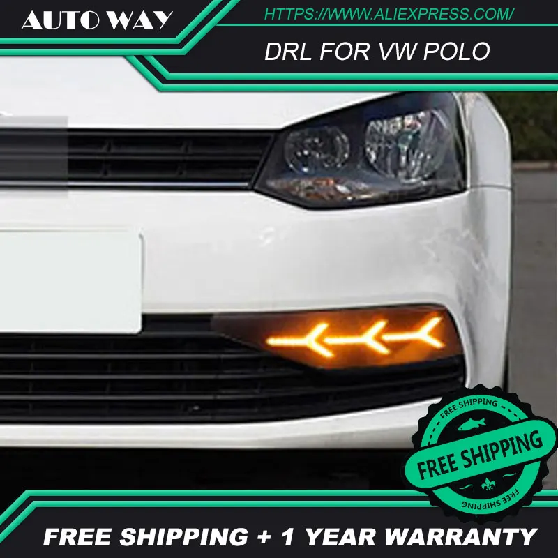 Бесплатная доставка! Дневные ходовые огни со светодиодный Ной подсветкой 12 В 6000k