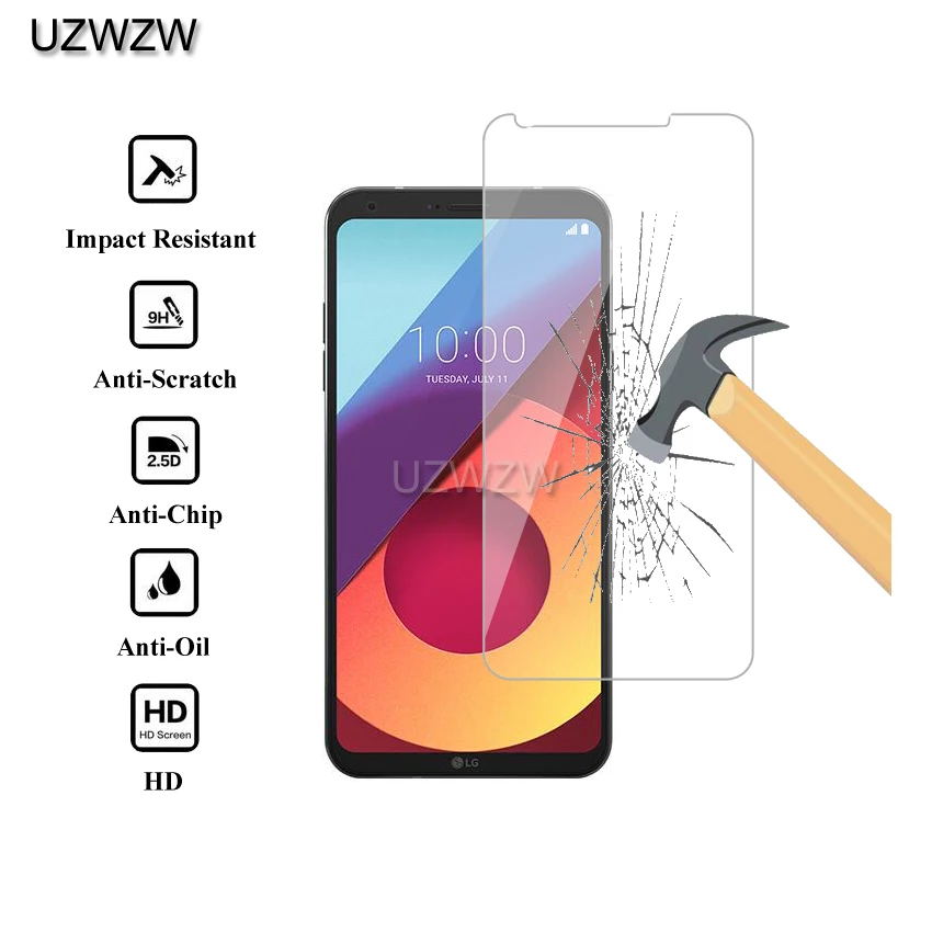2 шт для LG Q6 стекло 2.5D 0,26 мм Премиум защитное закаленное стекло для LG Q6 Защитная пленка для экрана