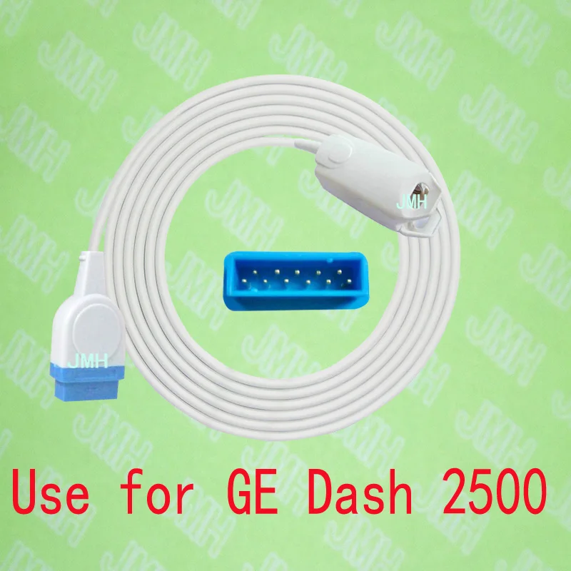 

Compatible with GE Dash 2500 model Pulse Oximeter monitor , Adult finger clip spo2 sensor.11PIN,with OXIMAX TECH.