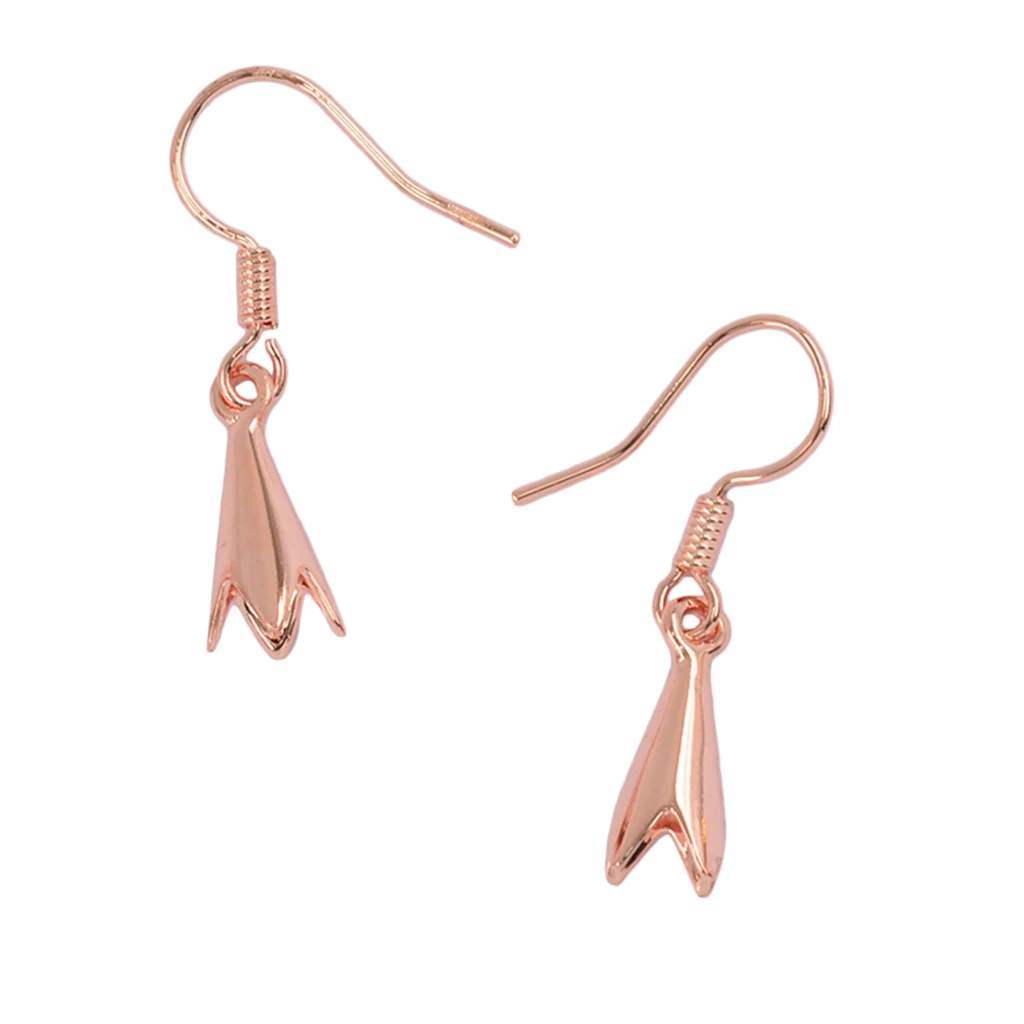 10 шт. Фурнитура для бижутерии Роза сделай сам подвески крючки сережек с