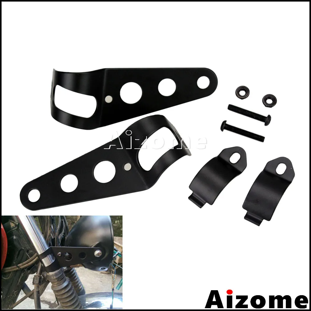 Кронштейны для мотоциклетных фар крепление вилки зажимы 35 43 мм держатели Harley Honda