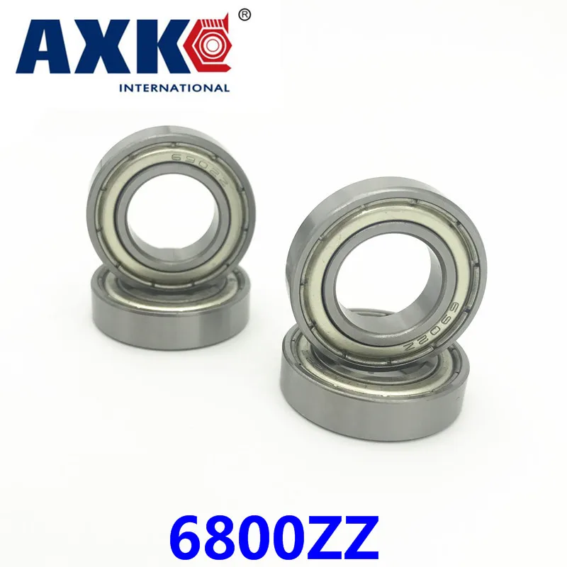 Axk 6800zz подшипник флейта (10 шт.) 10*19*5 мм Метрическая тонкая секция 6800 фонарей 6800z 61800