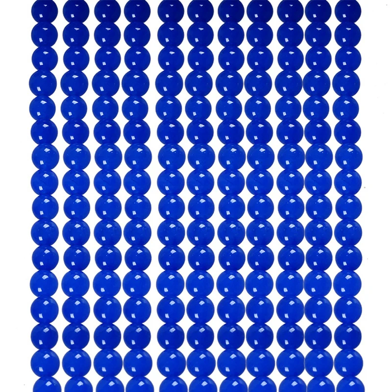 

Green chalcedony jewelry accessories DIY Jinlan semi-finished Beaded Beads special offer wholesale