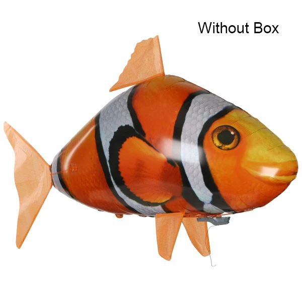 Fish No Box Игрушки акулы с дистанционным управлением, воздушные плавательные рыбки, инфракрасные радиоуправляемые летающие воздушные шары, рыба-клоун Немо, детские игрушки, подарочные украшения для вечеринки, игрушки - Цвет: Fish No Box