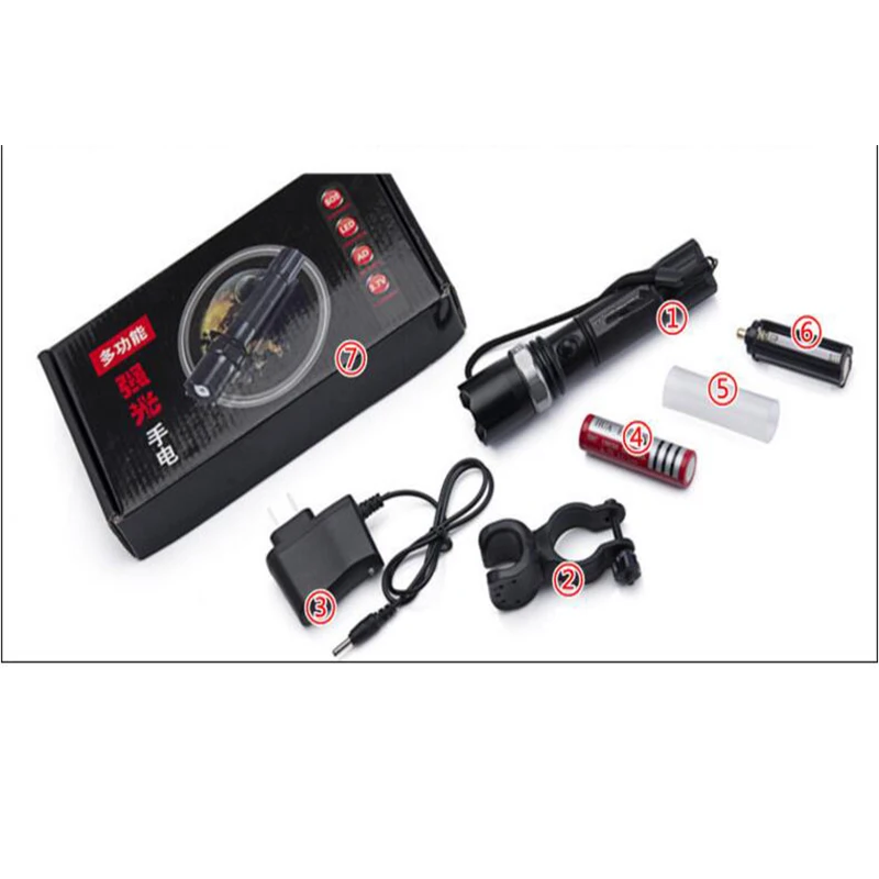 AOXIN передняя фара для велосипеда алюминиевая водонепроницаемая батарея 18650 +