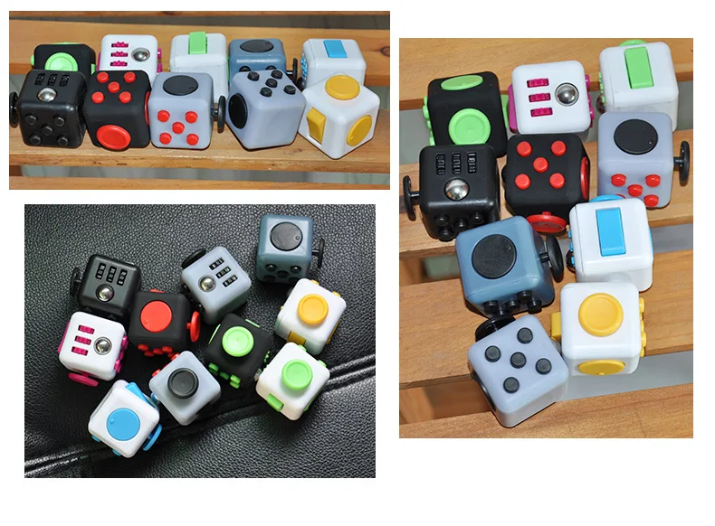 Антистрессовый Куб ВОЛШЕБНЫЙ Настольный IoT игрушки Juguetes Hand Cubo снятие стресса аутизм пальчиковые советы для детей подавление Fidiget аксессуары
