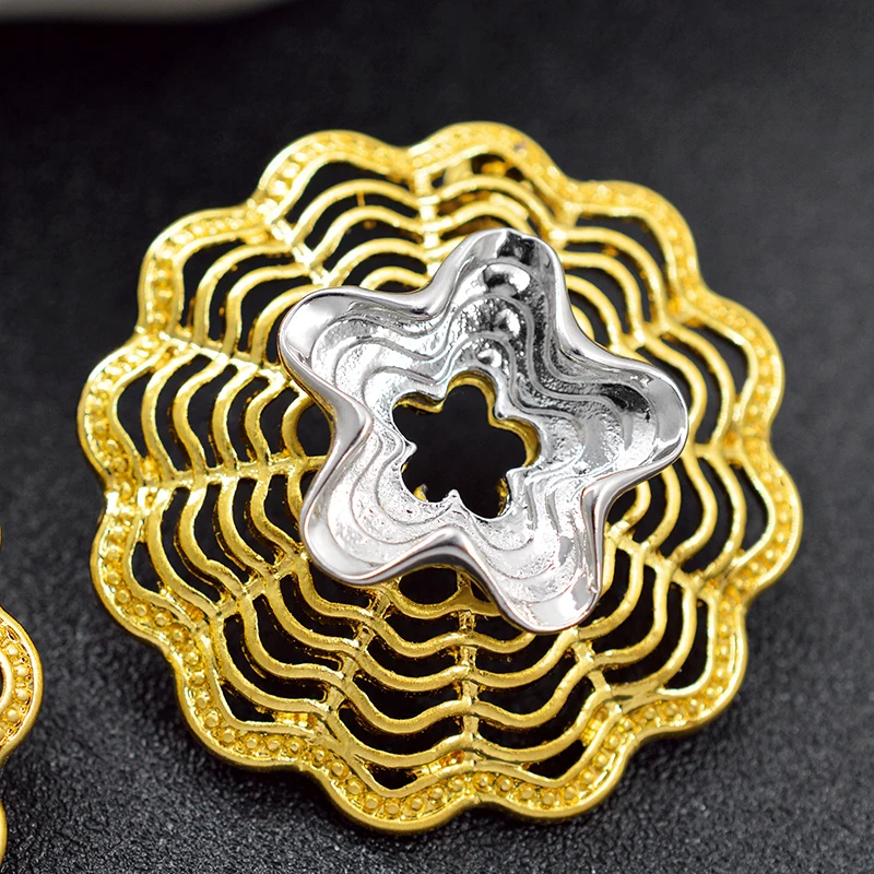 ZEADear ювелирные изделия цветок серьги подвеска ожерелье большие богемные