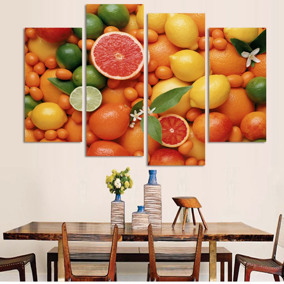 Картина на холсте 4 панели без рамки|canvas painting|cuadros decoracionpanel wall |