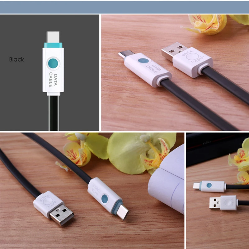 STOD type C USB кабель светодиодный светильник Usb C для Nokia N1 huawei P9 Nexus Lumia 950 XL lenovo Xiaomi zte Meizu Letv зарядное устройство type-c провод