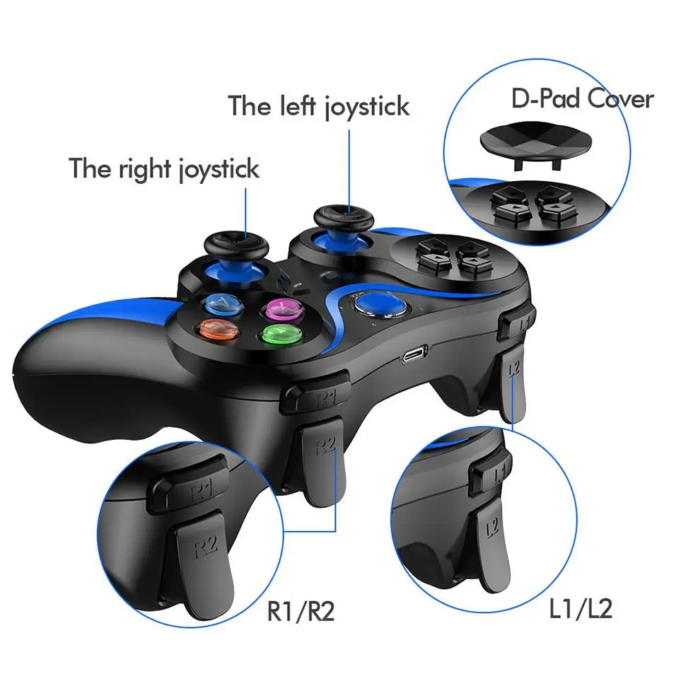 Геймпад Kuulee для телефона игровой беспроводной контроллер с поддержкой Bluetooth Xiaomi