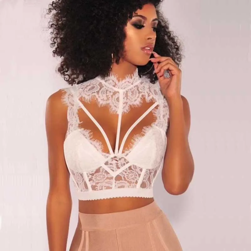Оптовая продажа новинка модные сексуальные кружевные топы разных цветов с