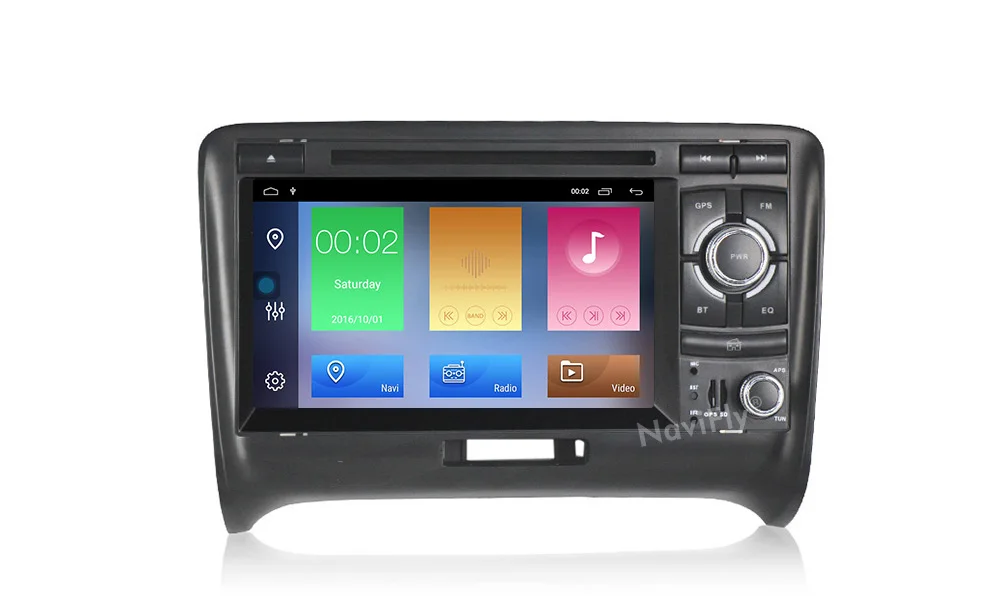 Новинка! 2din Android 9,1 2+ 32G Автомобильный dvd радио мультимедиа плеер gps навигации для Audi TT MK2 8J 2006 2007 2008 2009 2010 2011 2012