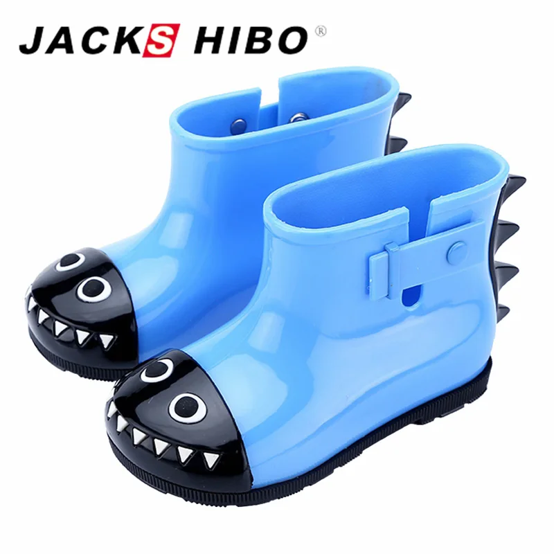 Blue Лидер продаж; детские ботинки; нескользящие теплые ботинки для мальчиков и девочек; милые детские ботинки с героями мультфильмов; детские резиновые сапоги - Цвет: Blue