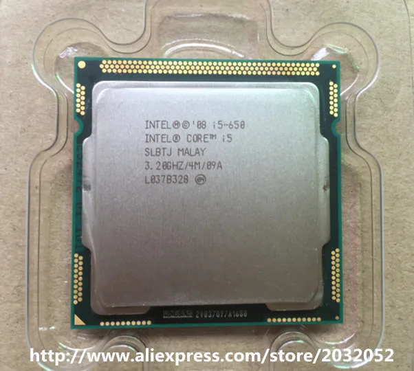 Процессор Intel Core i5-650 i5 650 3,2 GHz 4MB cache Socket LGA1156 32nm 73W настольный процессор
