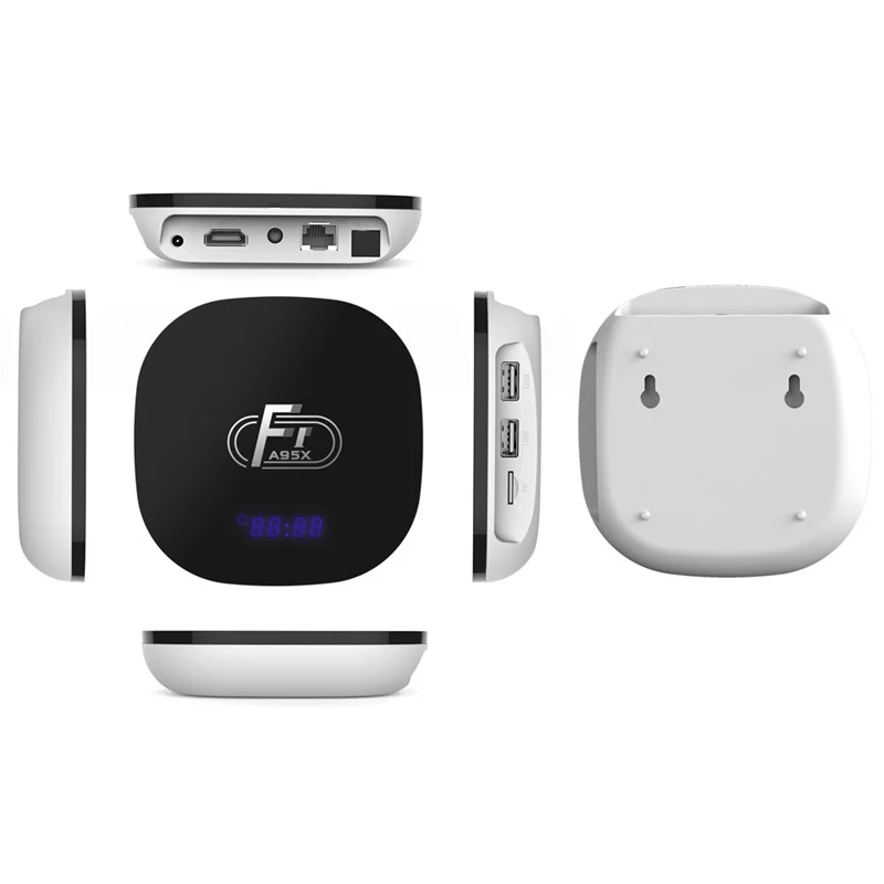 A95X F1 Android 8.1 Tv Box Amlogic S905W Smart Set Top Remote Control Quad Core Uhd 4K Vp9 H.265 1Gb / 8Gb 2.4G Wifi 10 | Электроника