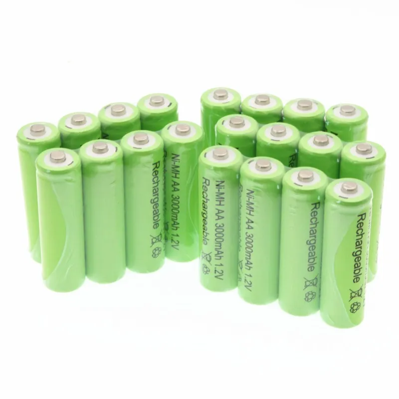 2.4.8.12.16.20 шт lote 1,2 V AA 3000mAh NI MH предварительно заряженные аккумуляторы NI-MH аккумуляторная батарея AA3000 для игрушек микрофон камеры