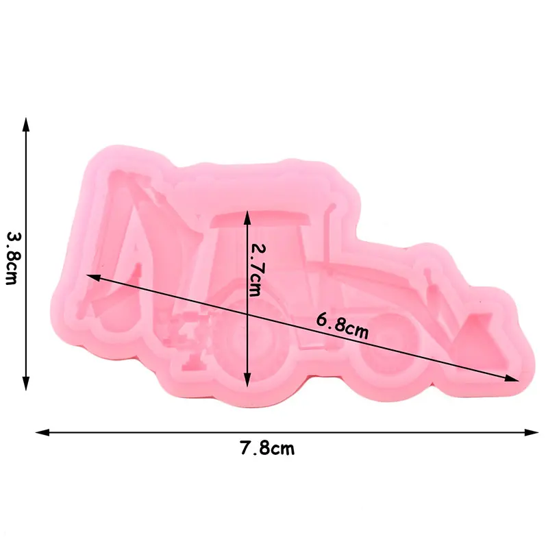3D экскаватор автомобиль силиконовая форма для торта искусственные формы сделай