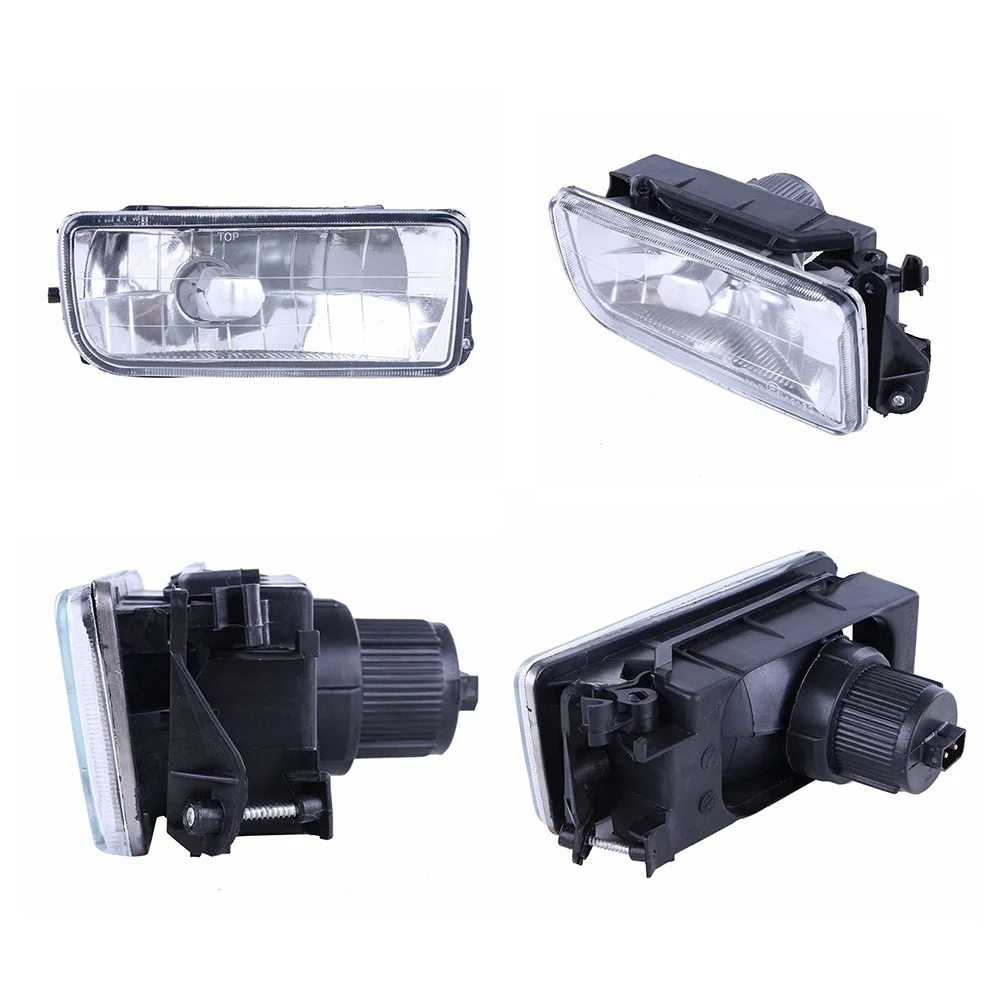 2 шт. автомобиль передний бампер противотуманные фары прозрачные линзы Корпус