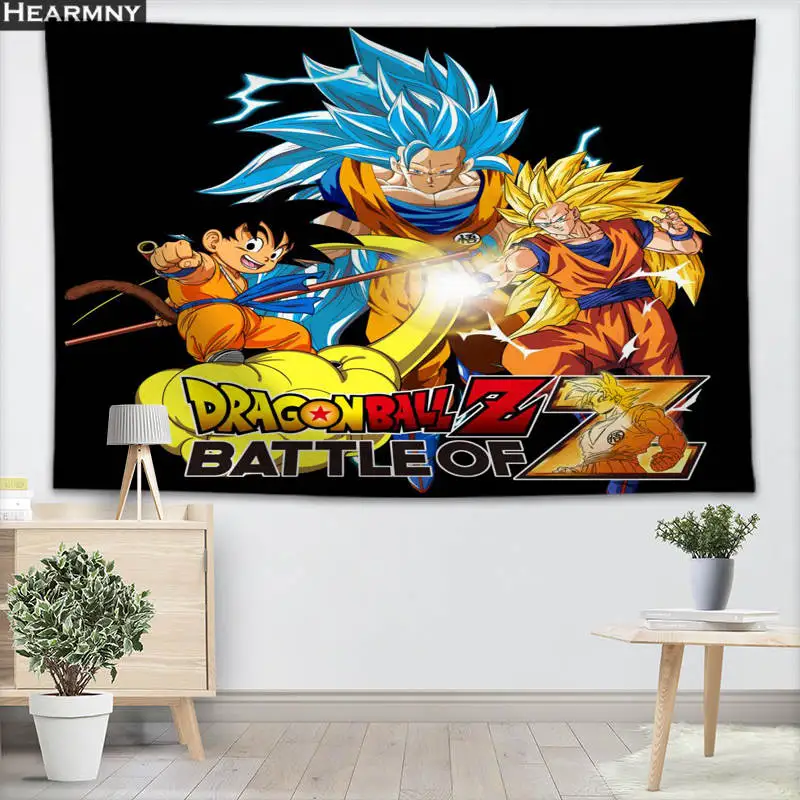 Фон тканевый балдахин гобелен настенный на заказ Dragon Ball Z спальня гостиная одеяло Йога пляжное полотенце скатерть