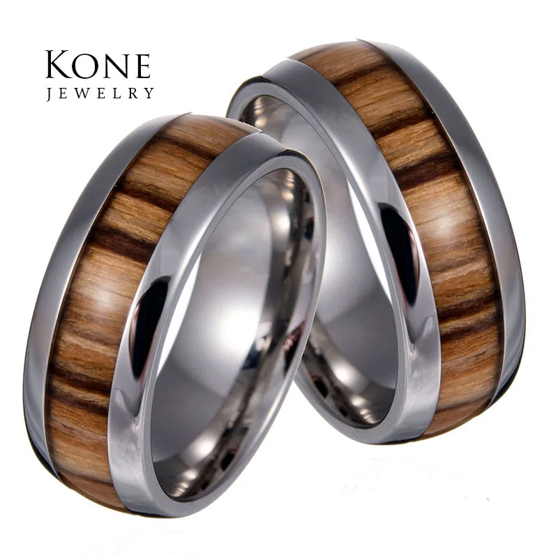 Высококачественное Винтажное кольцо из нержавеющей стали с натуральным лицевым