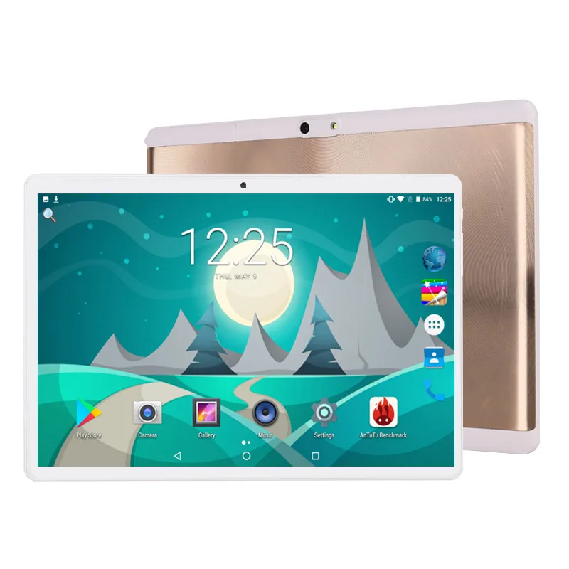 MT8752 10,1 'планшет Android 9,0, 8 ядер, 6 ГБ+ 64 Гб ПЗУ, двойная камера, 8 Мп, SIM планшет, ПК, Wifi, mirco, Usb, gps, bluetooth, телефон