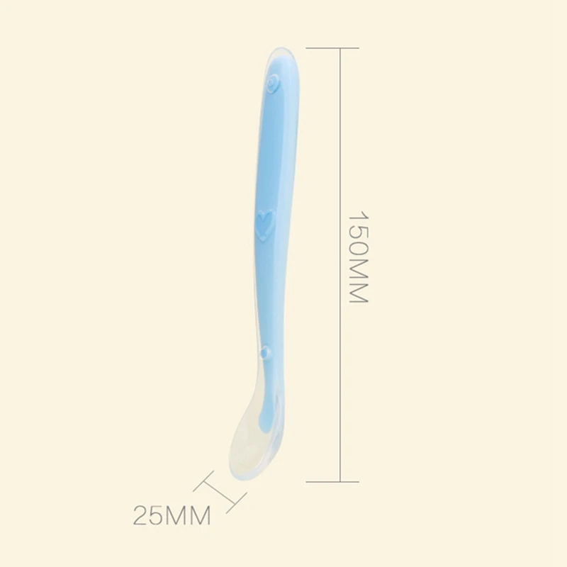 

Baby Product Food Feeding Silicone Spoon Soft Home Utensils Grade Safety Tableware Flatware Kids Infant Training Eating Spoons