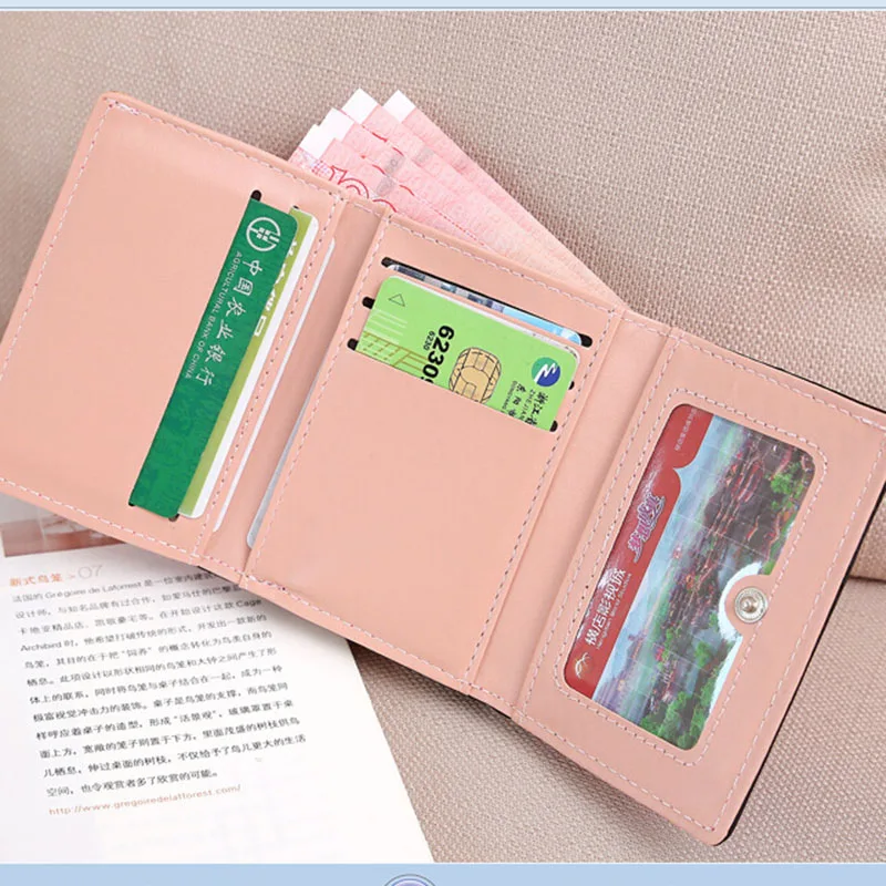 Летающие птицы! Женские кошельки короткий кожаный кошелек в долларах клатч