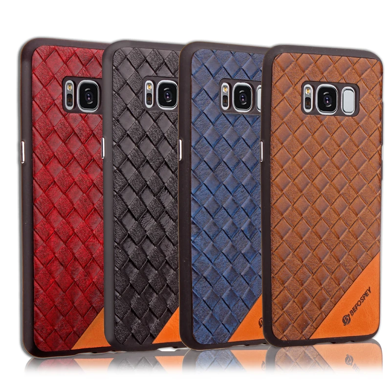 Роскошный Ультратонкий чехол для телефона из ТПУ с плетеным узором мягкая задняя