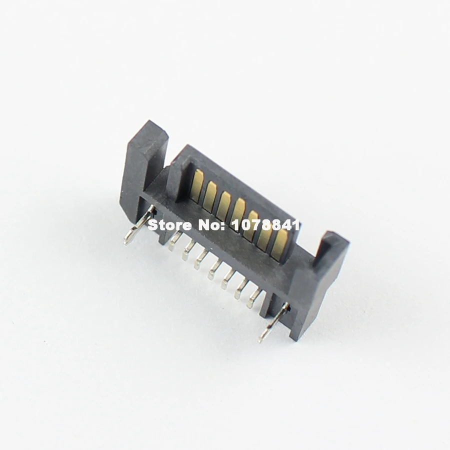 5 шт. в партии Sata 7 Pin SMT SMD штекер Дата адаптер разъем для жесткого диска HDD