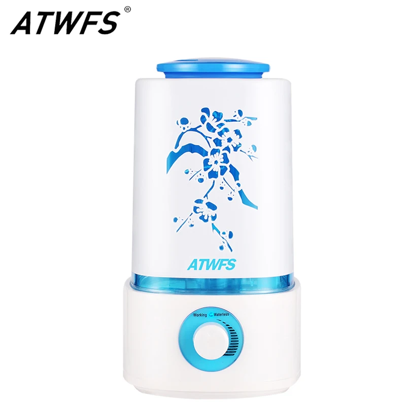 

ATWFS Air Humidifier Essential Oil Diffuser Ultrasonic Mist Maker Fogger Ultrasonic Diffuser Aroma Lamp Nebulizer Mist Atomizer