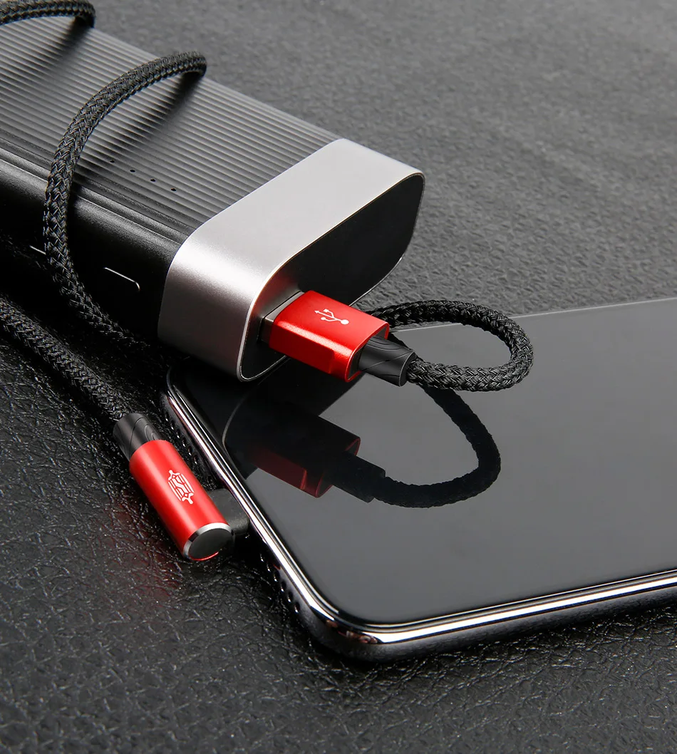 Двусторонний Micro USB кабель Baseus для мобильных игр для Xiaomi Redmi 4X Note 4 5 Plus USB кабель для передачи данных для samsung S6 USB кабель для зарядного устройства