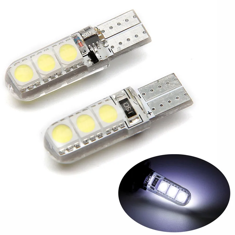 Автомобильный Стайлинг KAKUDER T10 W5W Водонепроницаемый 5050 6 SMD клиновой номерной знак