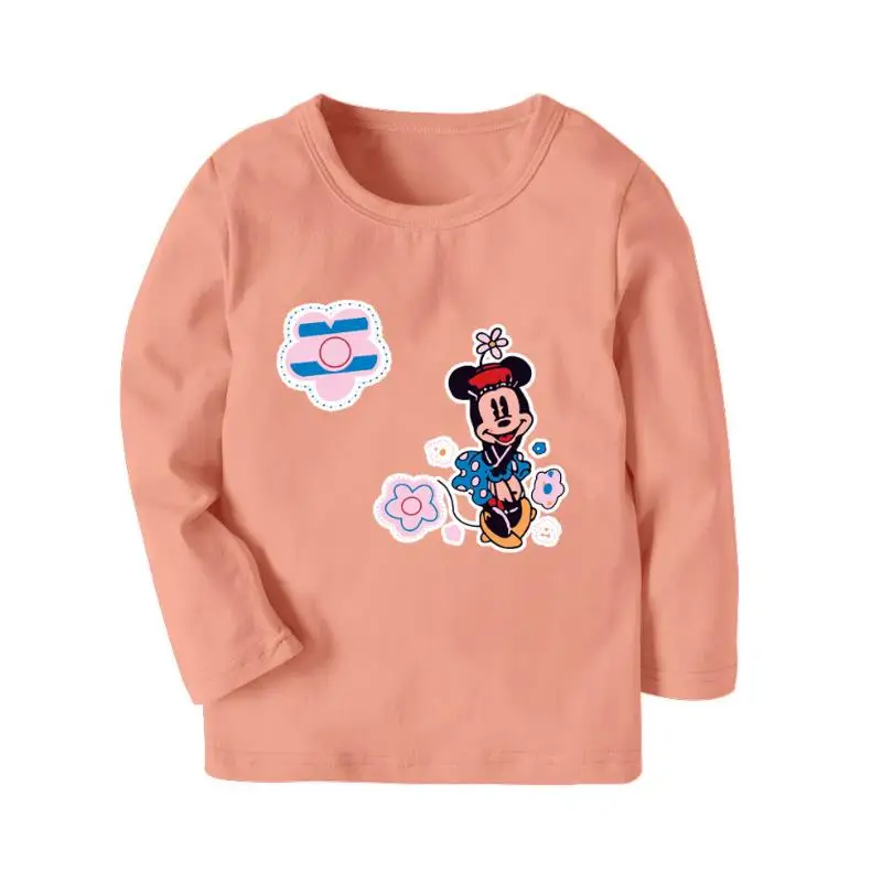 Pictured Roupas infantis menino/комплекты для девочек коллекция года, весенне-летняя детская одежда с Минни, пуловер футболка+ юбка, комплект из 2 предметов - Цвет: Pictured