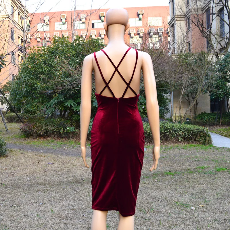 Kowell сексуальное Клубное платье 2018 Vestidos Новая мода без рукавов с вырезом на спинке