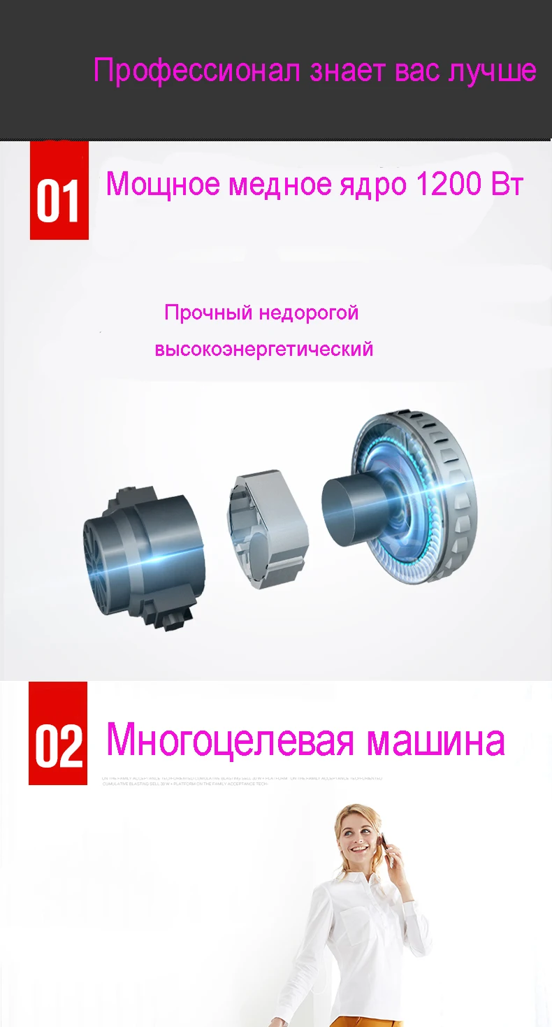 Пылесос домашний Супер мощный ручной бесшумный ведро сухой и влажный выдув пылесос для ковров